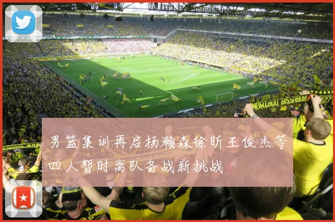 男篮集训再启杨瀚森徐昕王俊杰等四人暂时离队备战新挑战