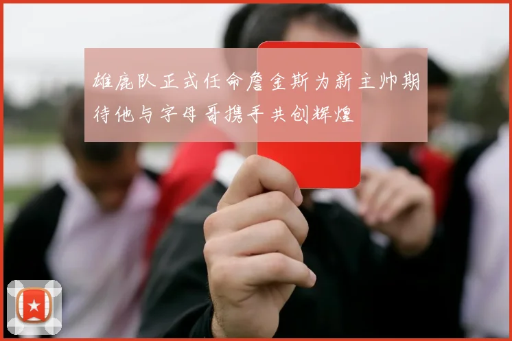 雄鹿队正式任命詹金斯为新主帅期待他与字母哥携手共创辉煌